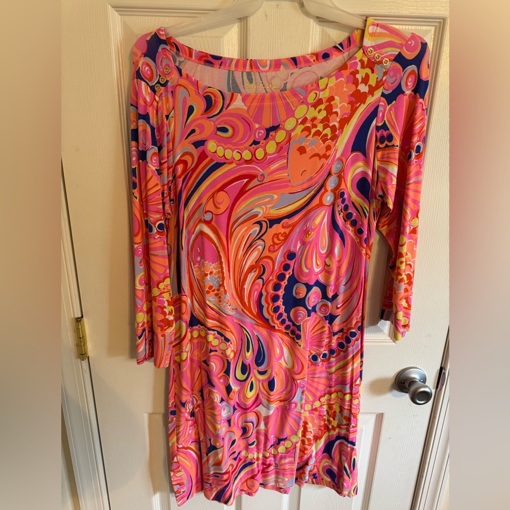 Lilly Pulitzer Pink and Orange Dress